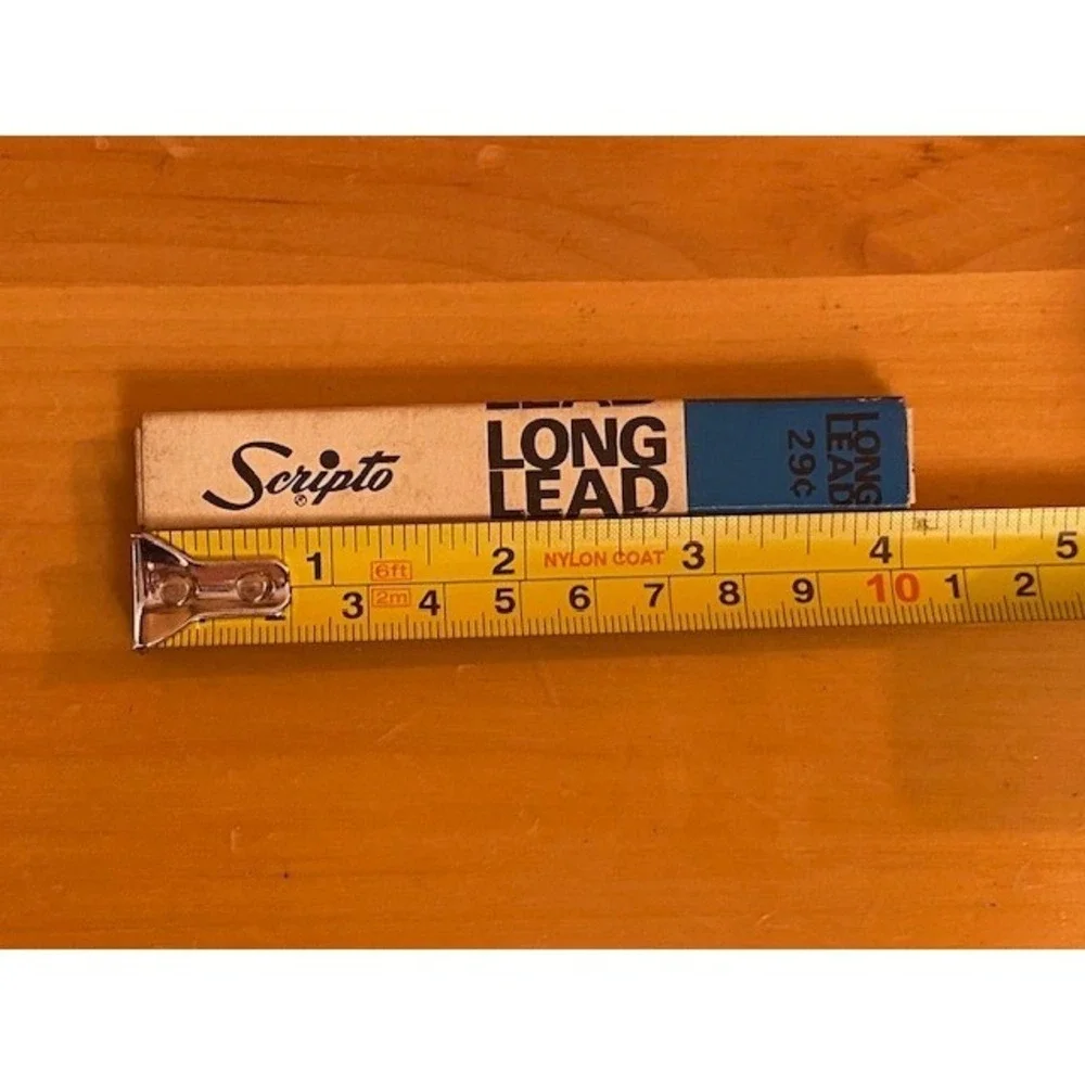 Vintage Scripto Long Lead Mechanical Pencil Refills Black E 430HB 5 Sticks USA